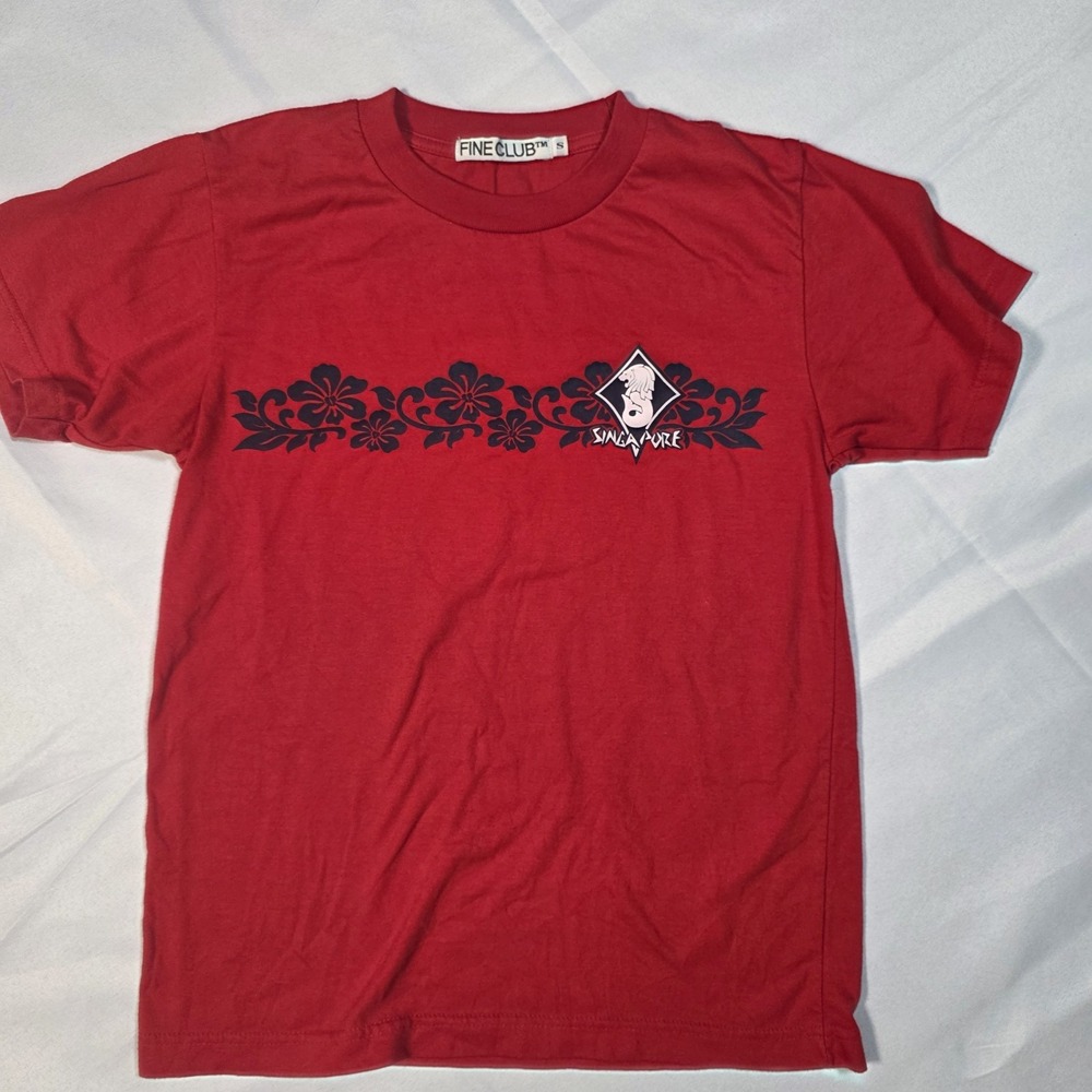 Y2k Fine‎ Club Red Size Small Tshirt
